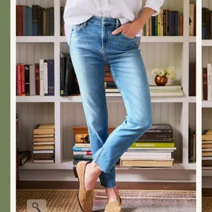 Frank & Eileen Derry Signature Jeans Raw Hem Zip Fly Hook And Eye Close Size 29 - Picture 1 of 9