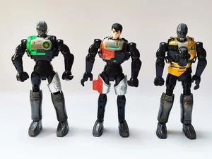 1990 POPY CHOGOKIN BANDAI SET - WSP SPECIAL RESCUE POLICE WINSPECTOR X 3 FIGURES - Picture 1 of 9