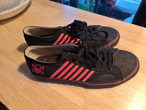 Draven Duane Peters Low Top Men Size 9 Pink Shoe Vision Street Wear Canvas Retro - Picture 1 of 16