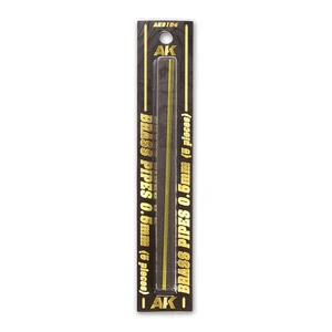 AK Interactive - Brass Pipes 0.5mm, 5 Units AK9104 - Picture 1 of 4