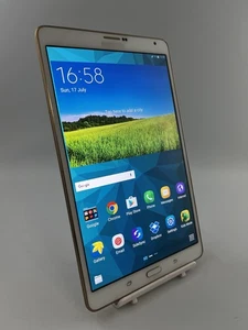 Samsung Galaxy Tab S SM-T705 White Unlocked  16GB 8.4" Android Tablet #i02 - Picture 1 of 24