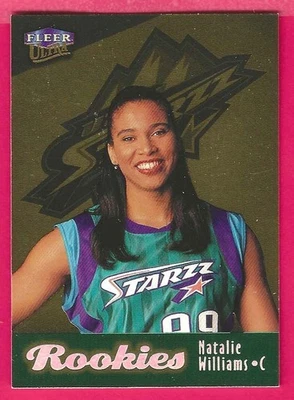 1999 Fleer Ultra Natalie Williams Gold Medallian card #105G Utah Starrz WNBA - Image 1 of 2