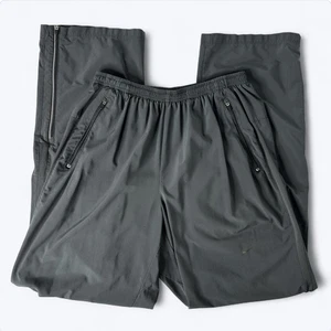 Nike Running Dri Fit Trainingshose Herren Gr. L grau Reißverschluss knöchelsportlich 640111-060 - Bild 1 von 16