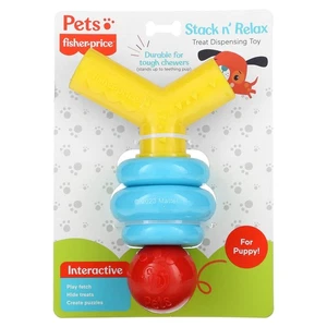 Mascotas, Stack n' Relax, juguete dispensador de golosinas, para perros, 1 juguete para masticar - Imagen 1 de 3