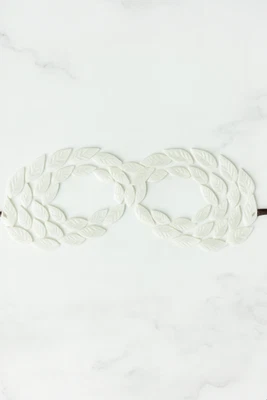 Luxury Women's Venetian Lace Leaf Masquerade Mask - Multicolor Options - Image 1 of 4