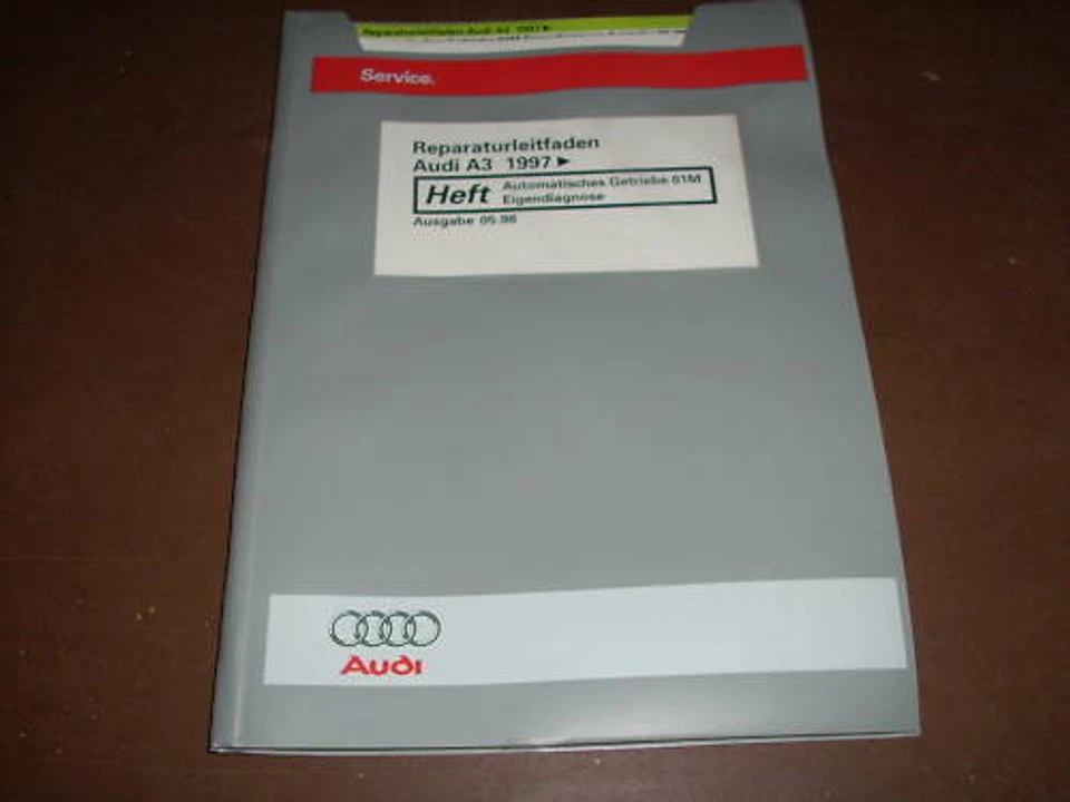 Manual de Taller Audi A3 Transmisión Automática 01M Eigendiagnose Desde 1997 - Imagen 1 de 1