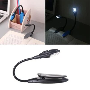 Flexible Clip On Book Laptop LED Reading Light Lamp NEW Portable H2M2 - Picture 1 of 9