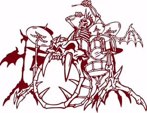 Skeleton Rock Music Drummer Drums Car Truck Window Laptop Vinyl Decal Sticker - Foto 1 di 2