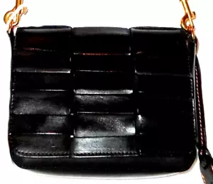 OLD TREND Black Leather Purse Shoulder Bag Crossbody NWT - Picture 1 of 12