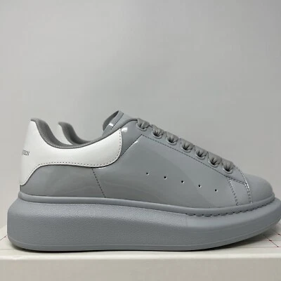 Zapatillas Alexander McQueen para mujer de gran tamaño talla 38 EU/8 US charol gris Foto 1 de 4