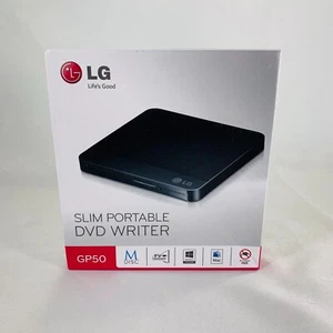 LG Electronics Scrittore DVD Esterno USB Portatile Slim Modello GP50 / GP50NB40 - Foto 1 di 6