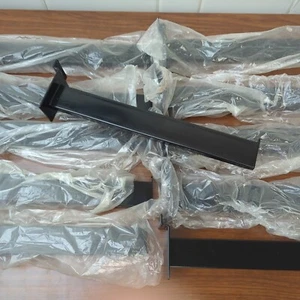 Lot of 11 Slatwall 12" Dimensional Straight Black Faceout -For Shelving Hanger! - Picture 1 of 7