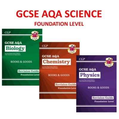 GCSE AQA Biology Physics Chemistry Revision Guides Foundation Triple Science KS4 - Image 1 of 4