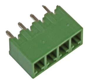 MULTICOMP PRO - 3.81mm Pluggable Terminal Block Header, 4 Way, Vertical, 12A - Picture 1 of 2