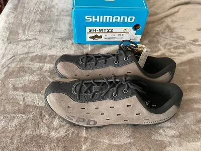 Shimano Mens SH-MT22 SPD Cycling Shoe, Brown EU 41, US 7.6. Brand New.Never Worn - Image 1 of 2