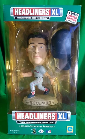 NOMAR GARCIAPARRA HEADLINERS XL 1999 Limited Edition Collection NIB MLB Baseball Cover