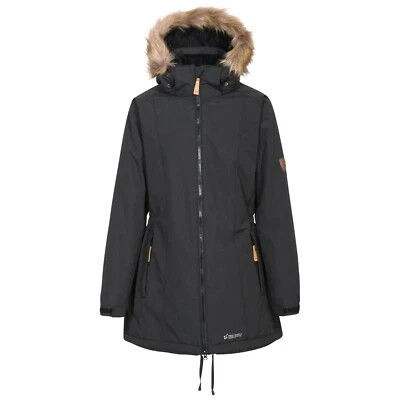 Trespass Women's Celebrity Fleece Lined Hooded Waterproof Parka Jacket Coat M, L - Image 1 of 4