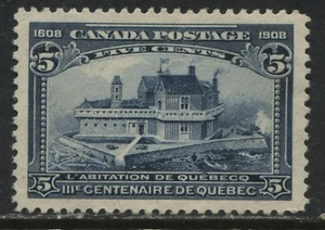 Canada KEVII 1908 Quebec 5 cents mint o.g. - Bild 1 von 1