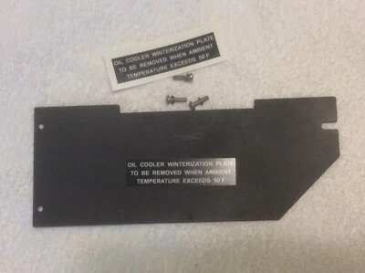 ⚡️PIPER AIRCRAFT CHEROKEE 140 WINTERIZATION  PLATE Foto 1 de 4