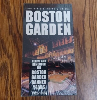 THE OFFICIAL HISTORY OF THE BOSTON GARDEN 1928-1995 VHS VIDEOTAPE Sealed - Image 1 of 2