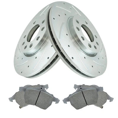 Front Disc Brake Kit for Saab 9-5 9-3, Saturn L300 L100 L200 LS LS1 LS2 LW1 LW2 - Image 1 of 4