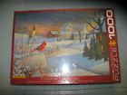 New Eurographics Country Cardinals Sam Timm 1000 Piece Jigsaw Puzzle Winter Snow