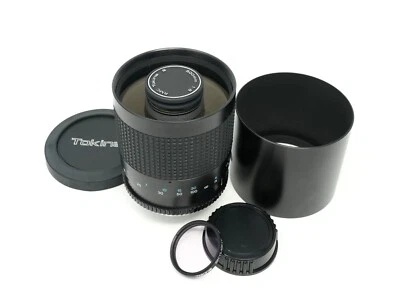 RMC Tokina 500mm f8 Mirror Reflex Lens w/ Minolta Mount, Hood, Filter, Caps MINT - Image 1 of 4