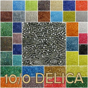 Cuentas de semillas Delica 10/0 Miyuki 7,2 g #1-89 - Imagen 1 de 43