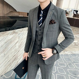 Wedding Gray 3 Piece Suits \u0026 Blazers 