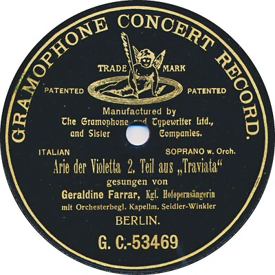 Black G&T - Geraldine Farrar - Arie der Violetta - 1906 - Bild 1 von 2