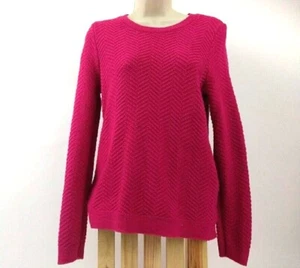 Old Navy Damen Pullover rosa Rundhals Baumwollmischung Langarm Pulli M - Bild 1 von 12