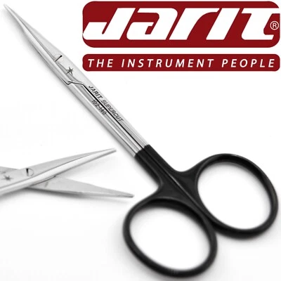 JARIT 102-140 Stevens Tenotomy  Supercut Serrated Scissors Slender STR 4.25" - Image 1 of 4