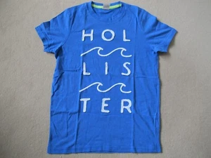 HOLLISTER BOYS T-SHIRT BLUE SIZE LARGE - Picture 1 of 4