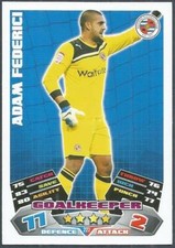TOPPS MATCH ATTAX CHAMPIONSHIP 2011-12- #222-READING-ADAM FEDERICI