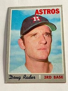 1970 Topps Baseball Card #355 Doug Rader - Astros / Near Mint or Better - Picture 1 of 11
