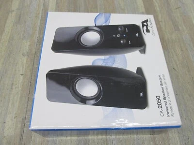 Cyber Acoustics - CA-2050 - Curve Sonic 2.0 Speaker System - 3 W RMS FREE SHIPPI - Image 1 of 4
