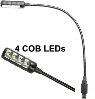 Ultrahelle USB LED Schwanenhalslampe Lampe Licht Leselampe Leuchte Flexilight - Bild 1 von 4