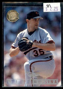 1995 Ultra Gold Medallion Mike Mussina Baltimore Orioles #6