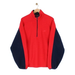 Speedo 1/4 Zip Fleece Vintage Sweatshirt 90s Oversized Retro Mens Size M - Picture 1 of 6