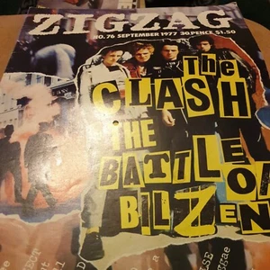 ZICKZACK Zeitschrift September 1977. Clash Motorhead Sham 69, Mike Nesmith - Bild 1 von 12