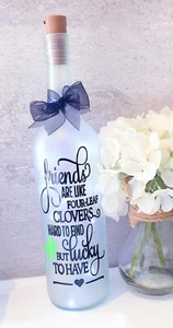 Botella de luz LED estrella magnífico regalo para un amigo - Navidad o cumpleaños - Imagen 1 de 4