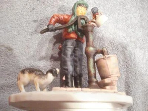 NORMAN ROCKWELL 4 SEASONS WINTER "CHILLING CHORES" FIRST EDITION 1963 FIGURINE - Picture 1 of 7