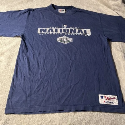 Camisa De Colección Majestuosa 2001 MLB All Star Game Seattle Mariners Ichiro Safeco L Foto 1 de 4