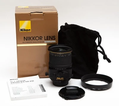 Nikon Nikkor 24mm 24 f/3.5 f3.5 f/3.5D PC-E AS D RF N ED Tilt-Shift Lens - SHARP - Image 1 of 4