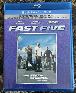 Fast Five Extended Edition (Blu-ray + DVD) Vin Diesel Paul Walker - Picture 1 of 4