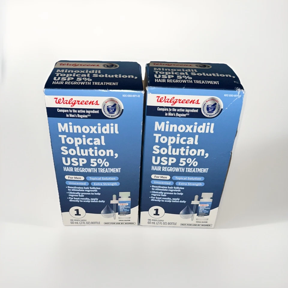 Walgreens Minoxidil Topical Solution 5 Regrowth Treatment 3Month Foam