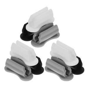  Soporte para lápices de escritorio de 9 piezas estante de silicona para soportes adhesivos de pizarra blanca - Imagen 1 de 20