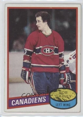 1980-81 Topps Scratched Bob Gainey #58 HOF - Image 1 of 2