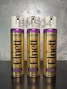 3 x 75ml Loreal Elnett Hairspray For Damaged Hair Strong Hold Travel Size - Picture 1 of 3