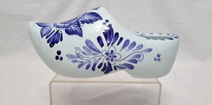 Vintage Delfts Blauw Keramik Dutch Clog Schuh handbemalt Handarbeit - Bild 1 von 9